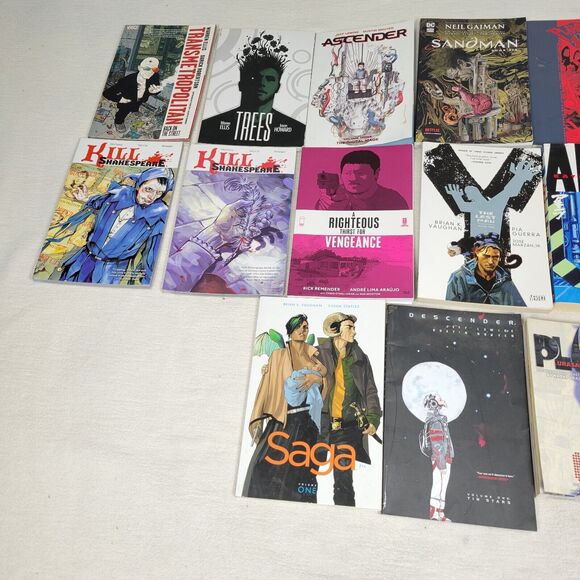 Graphic Novels Lot Manga Comic Book Books Plat Ascender Sandman Akira Happy - Picture 6 of 16